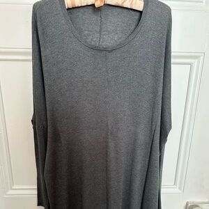 DKNY Gray Women's Cashmere and Silk Tunic worn once